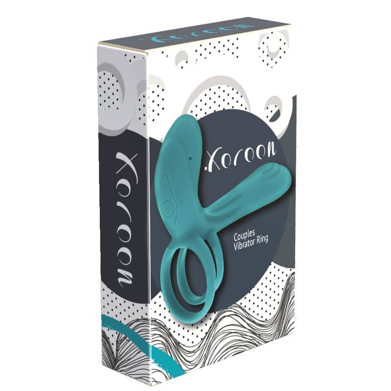 Anillo vibrador para parejas XOCOON en color verde, diseñado para estimulación y placer compartido.