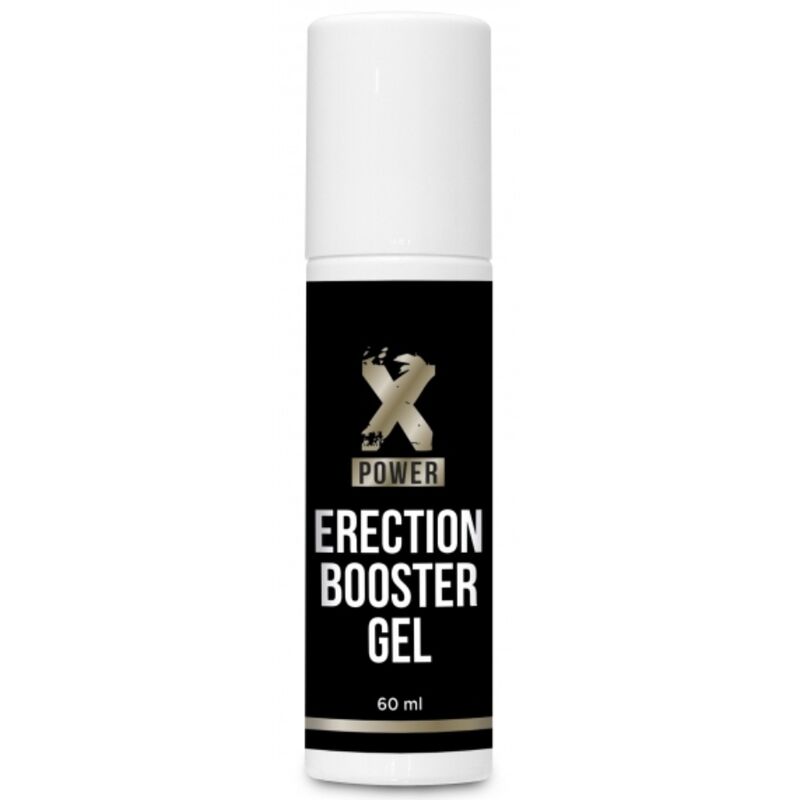 Gel potenciador de erección XPOWER, 60 ml, con fórmula para mejorar la fuerza y duración de la erección masculina.